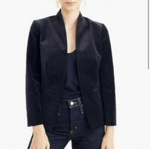 NWT J Crew Open Front Velvet Blazer